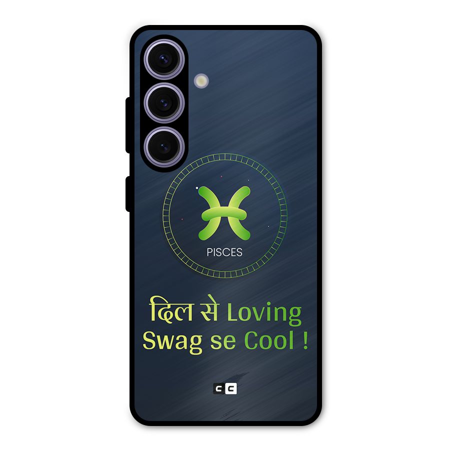 Pisces Swag Metal Back Case for Galaxy S24