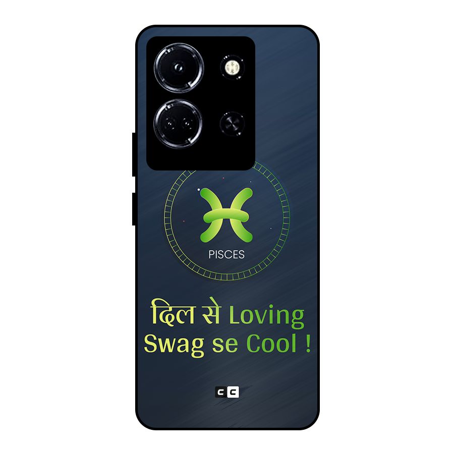 Pisces Swag Metal Back Case for Infinix Note 30 5G