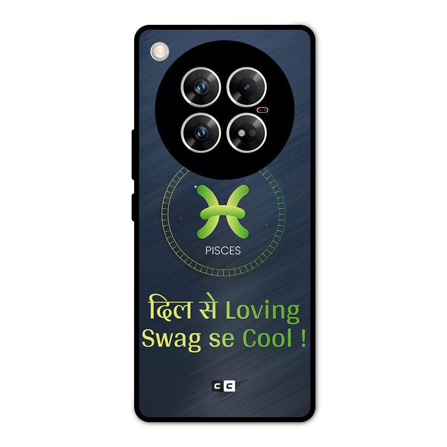 Pisces Swag Metal Back Case for Infinix Zero 40 5G