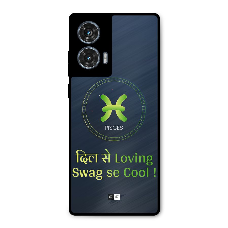 Pisces Swag Metal Back Case for Motorola G96