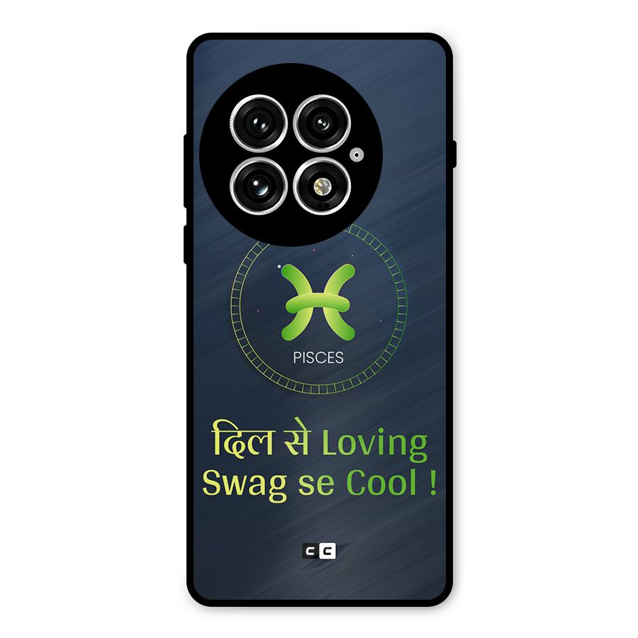 Pisces Swag Metal Back Case for OnePlus 13