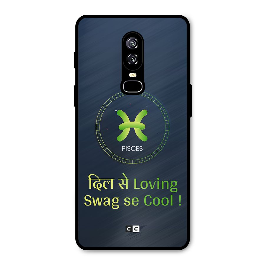 Pisces Swag Metal Back Case for OnePlus 6