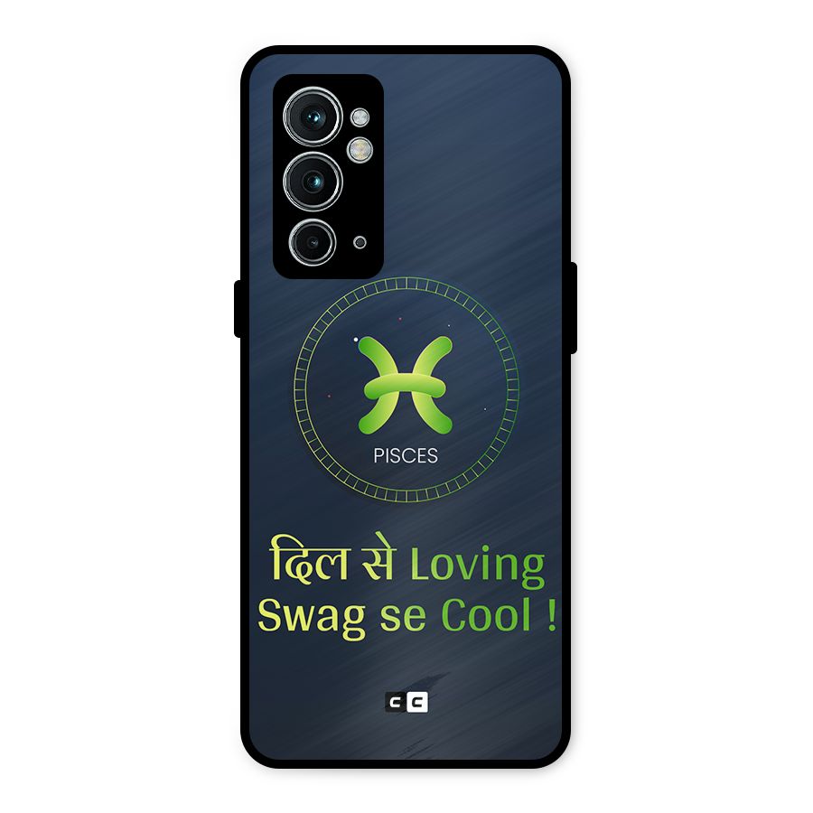 Pisces Swag Metal Back Case for OnePlus 9RT 5G