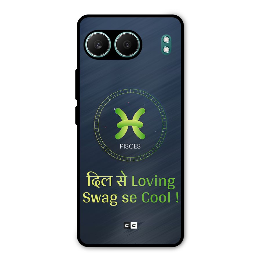 Pisces Swag Metal Back Case for OnePlus Nord 4
