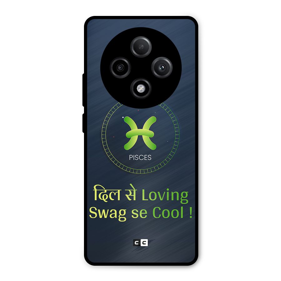 Pisces Swag Metal Back Case for Oppo F27 Pro Plus