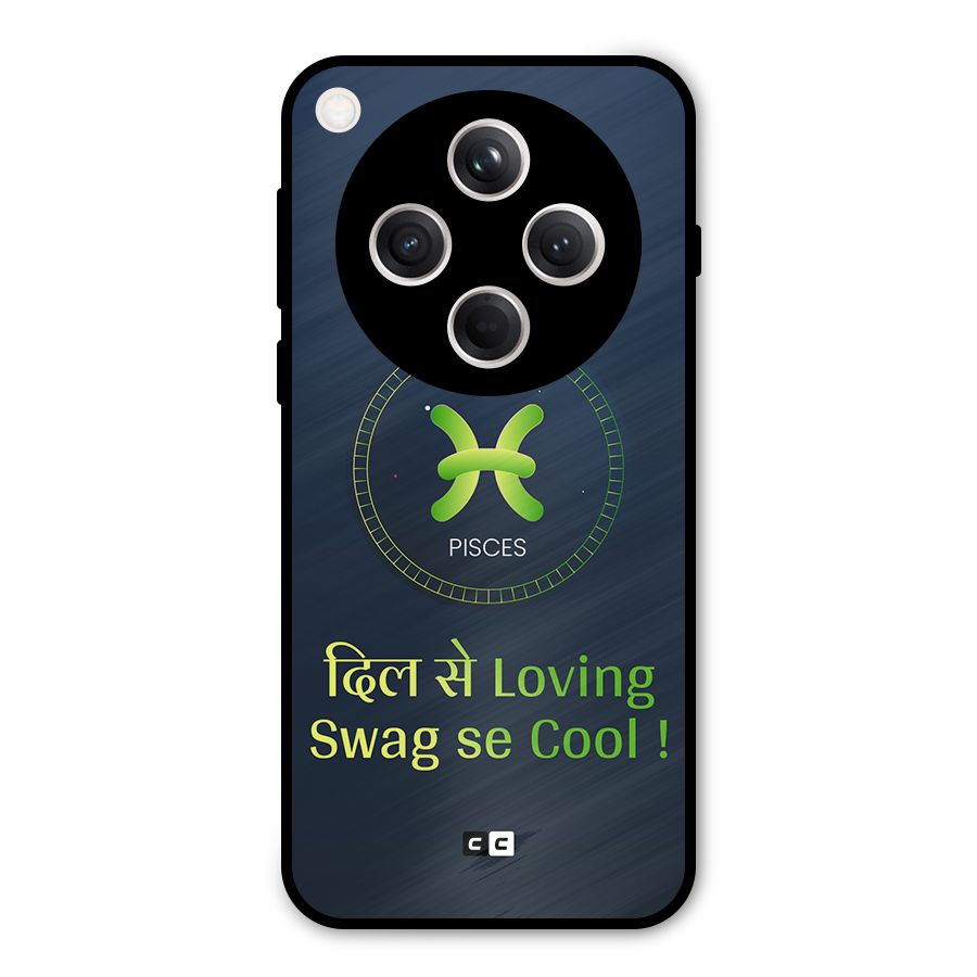 Pisces Swag Metal Back Case for Oppo Find X8