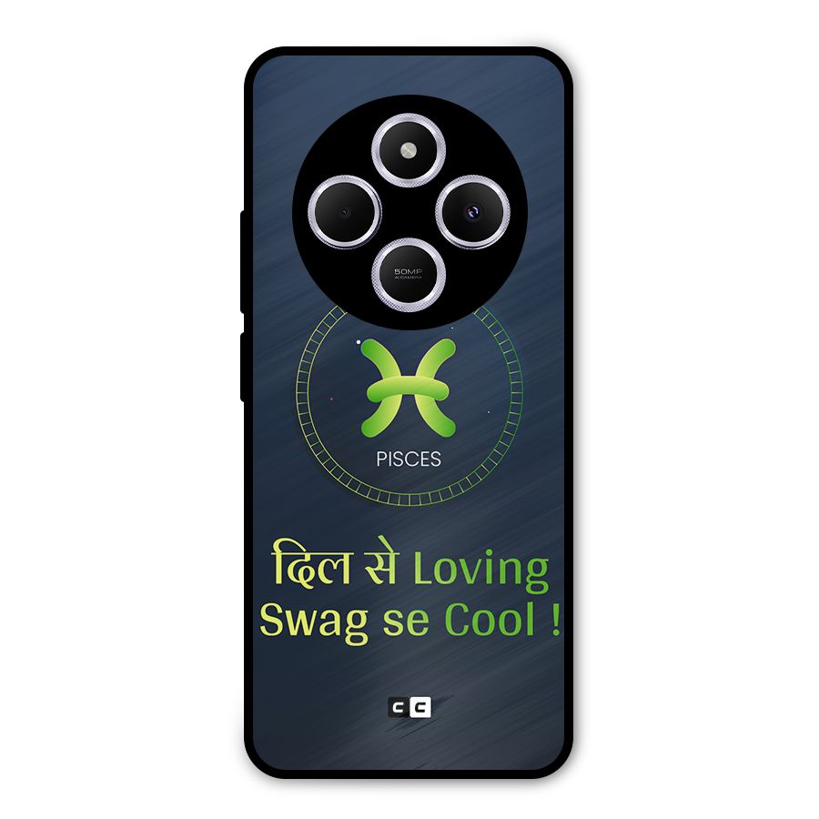 Pisces Swag Metal Back Case for Poco C75 5G
