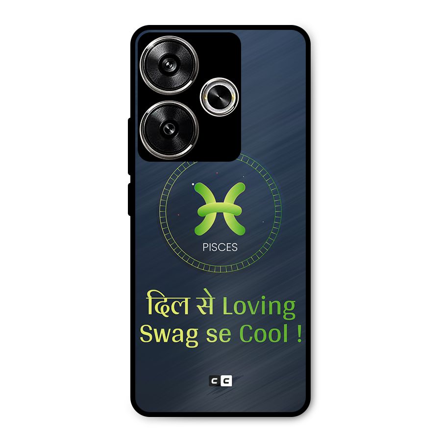 Pisces Swag Metal Back Case for Poco F6