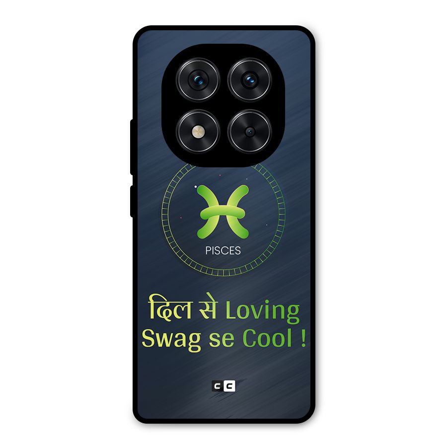 Pisces Swag Metal Back Case for Redmi Note 14 Pro 5G