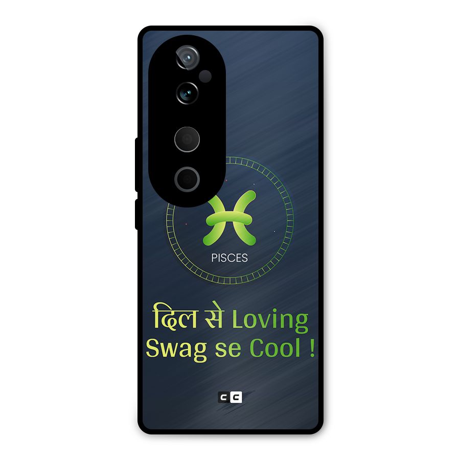 Pisces Swag Metal Back Case for Vivo T3 Ultra