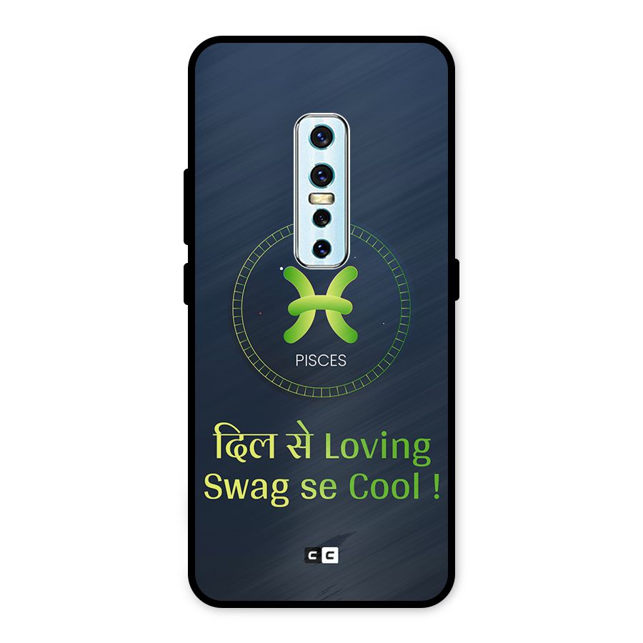 Pisces Swag Metal Back Case for Vivo V17 Pro