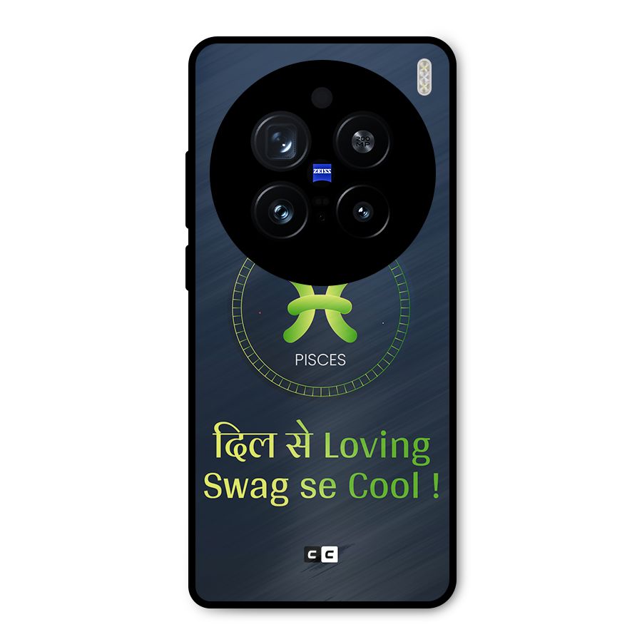 Pisces Swag Metal Back Case for Vivo X200 Pro