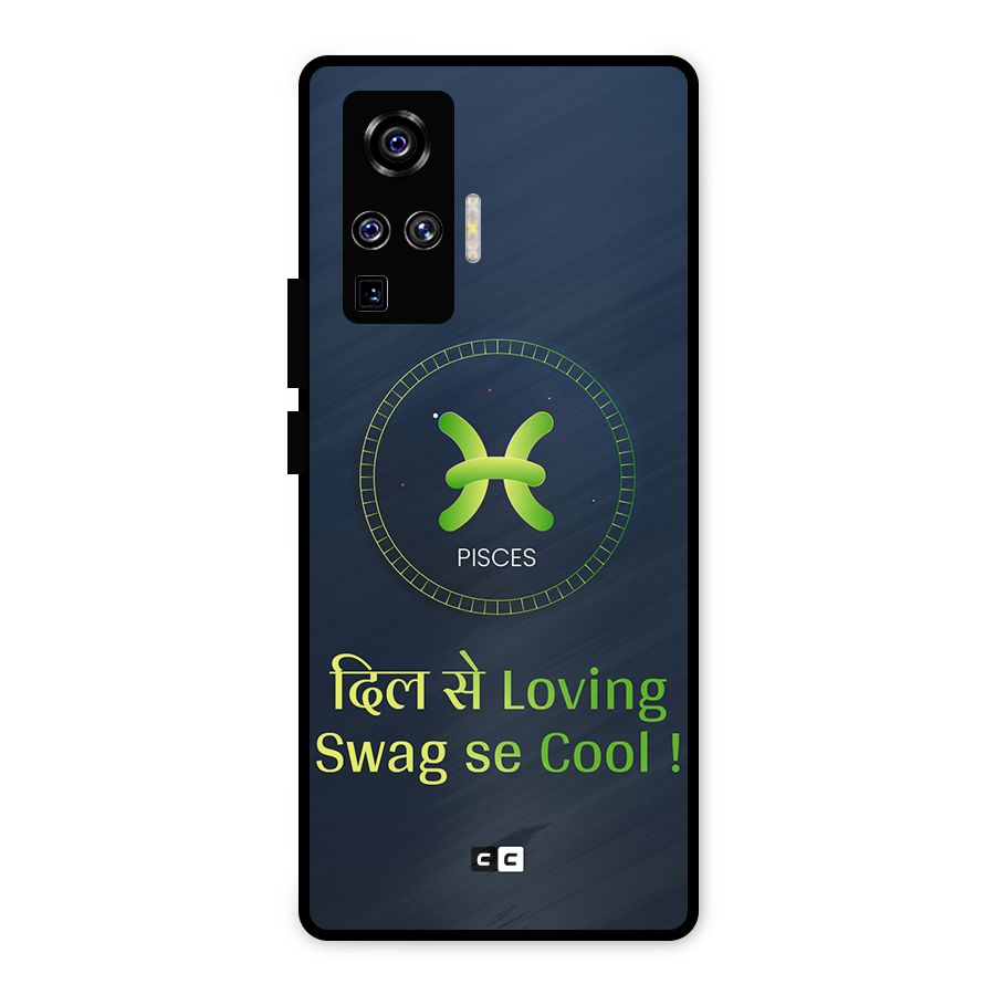 Pisces Swag Metal Back Case for Vivo X50 Pro