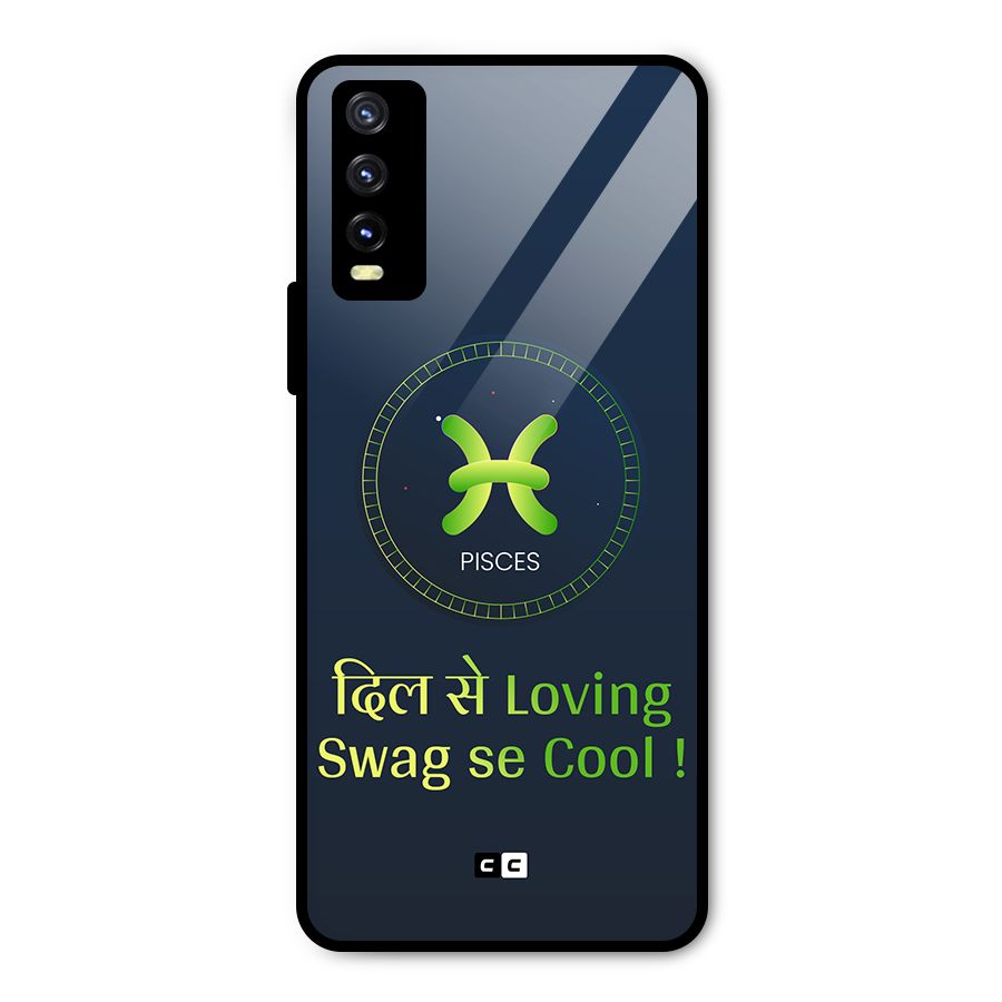 Pisces Swag Metal Back Case for Vivo Y20