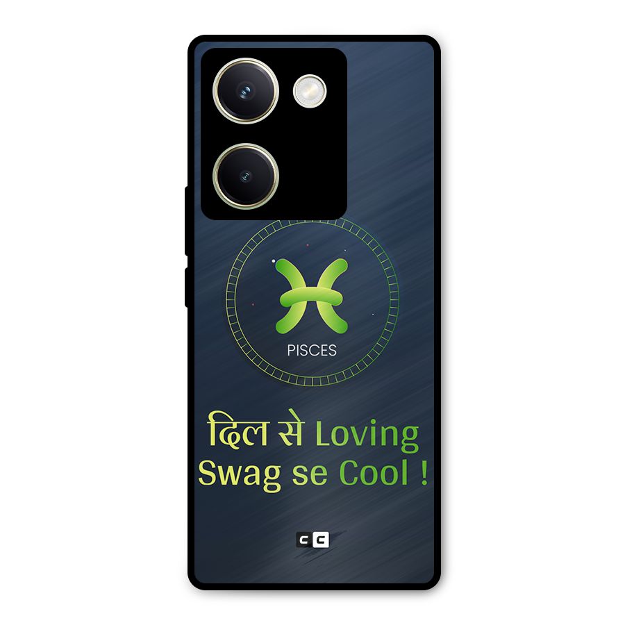 Pisces Swag Metal Back Case for Vivo Y200 Pro