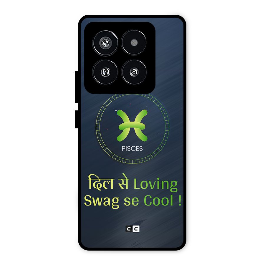 Pisces Swag Metal Back Case for Xiaomi 14 Pro