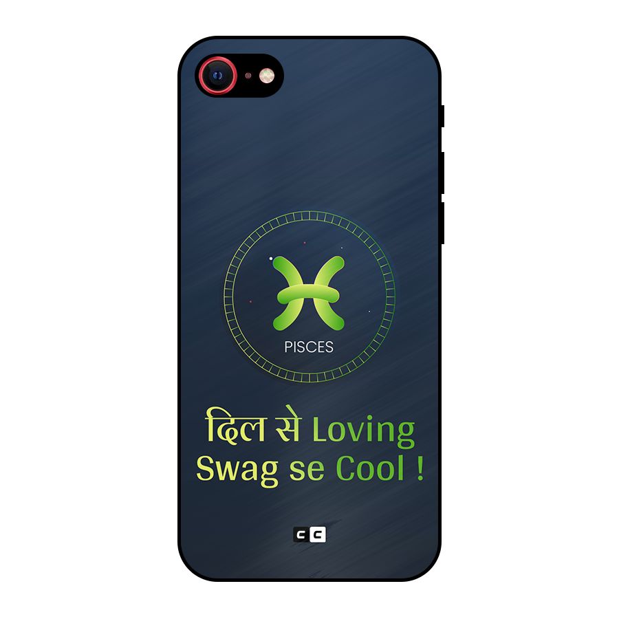 Pisces Swag Metal Back Case for iPhone 7