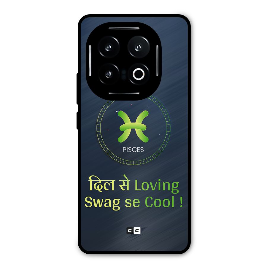 Pisces Swag Metal Back Case for iQOO 13