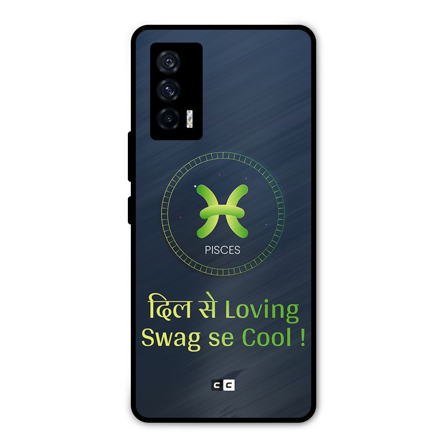 Pisces Swag Metal Back Case for iQOO 7 5G