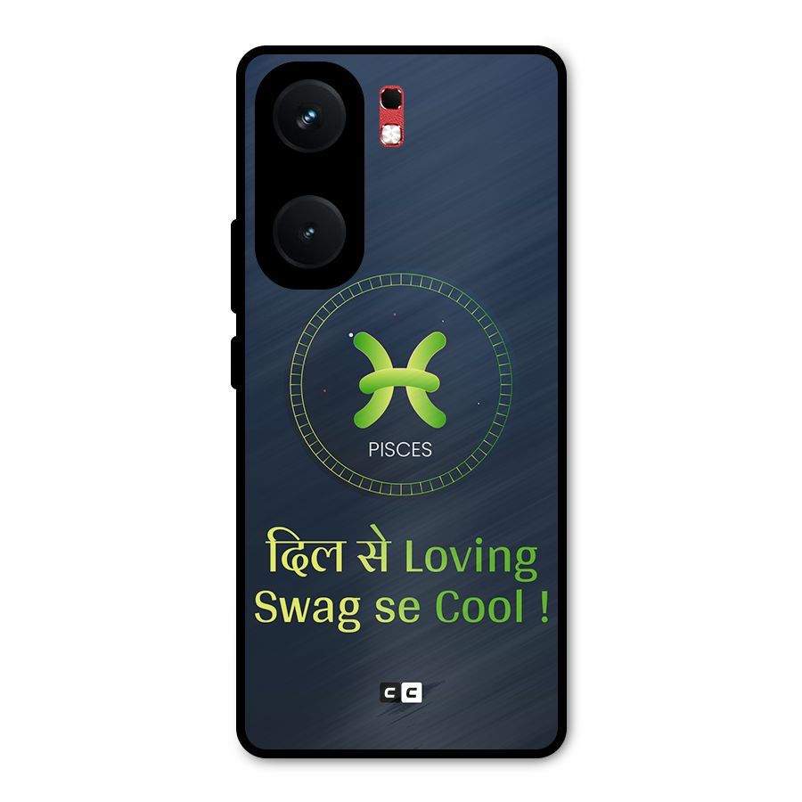 Pisces Swag Metal Back Case for iQOO Neo 9 Pro