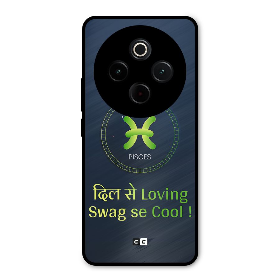 Pisces Swag Metal Back Case for iQOO Z10