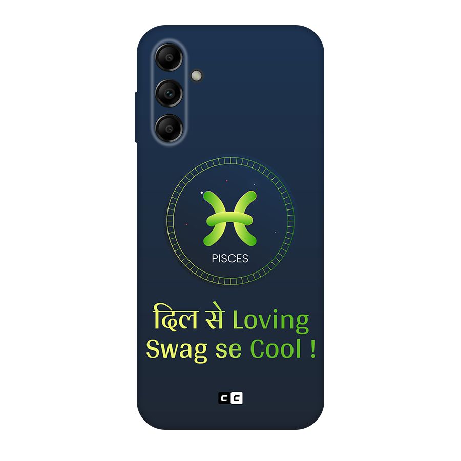 Pisces Swag Original Polycarbonate Back Case for Galaxy A14 5G