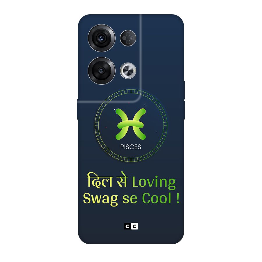Pisces Swag Original Polycarbonate Back Case for Oppo Reno8 Pro 5G