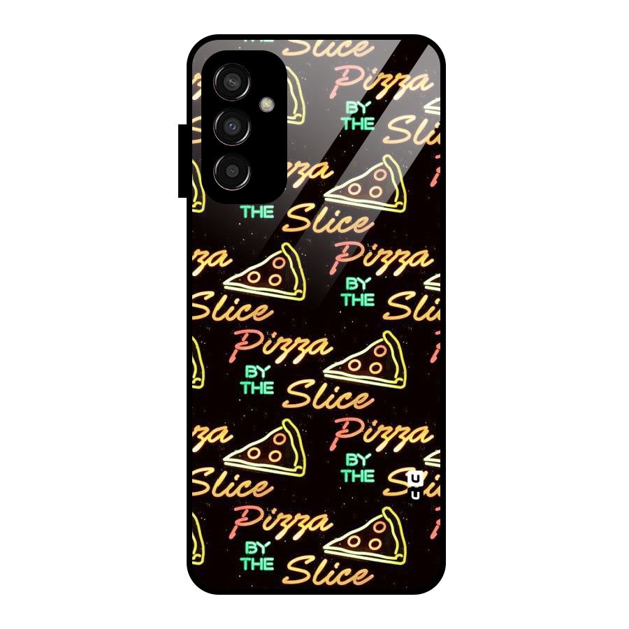 Pizza By Slice Glass Back Case for Galaxy F13