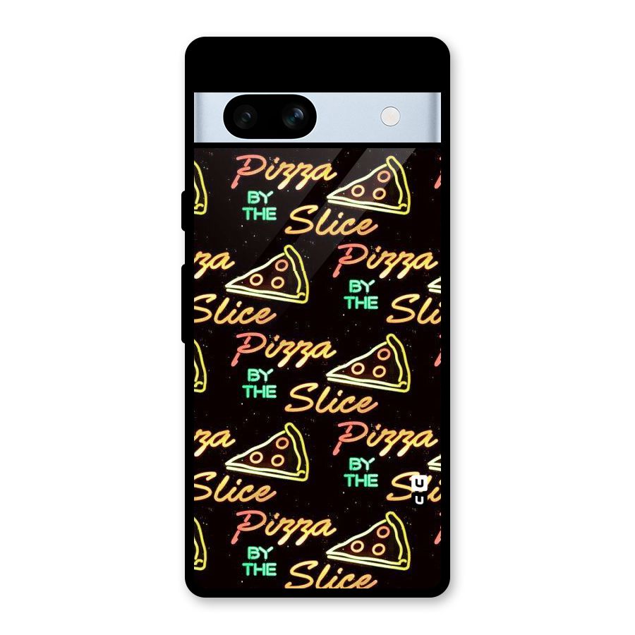 Pizza By Slice Glass Back Case for Google Pixel 7a