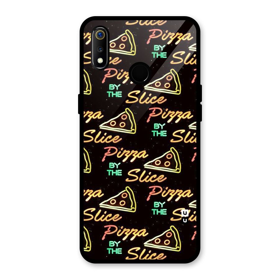 Pizza By Slice Glass Back Case for Realme 3i