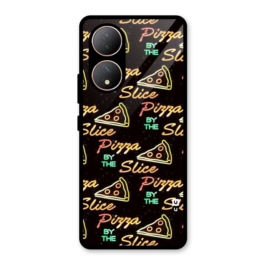 Pizza By Slice Glass Back Case for Vivo Y100A