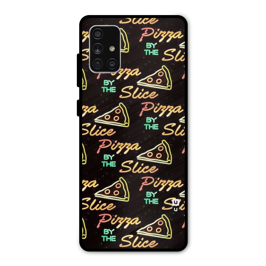 Pizza By Slice Metal Back Case for Galaxy A71