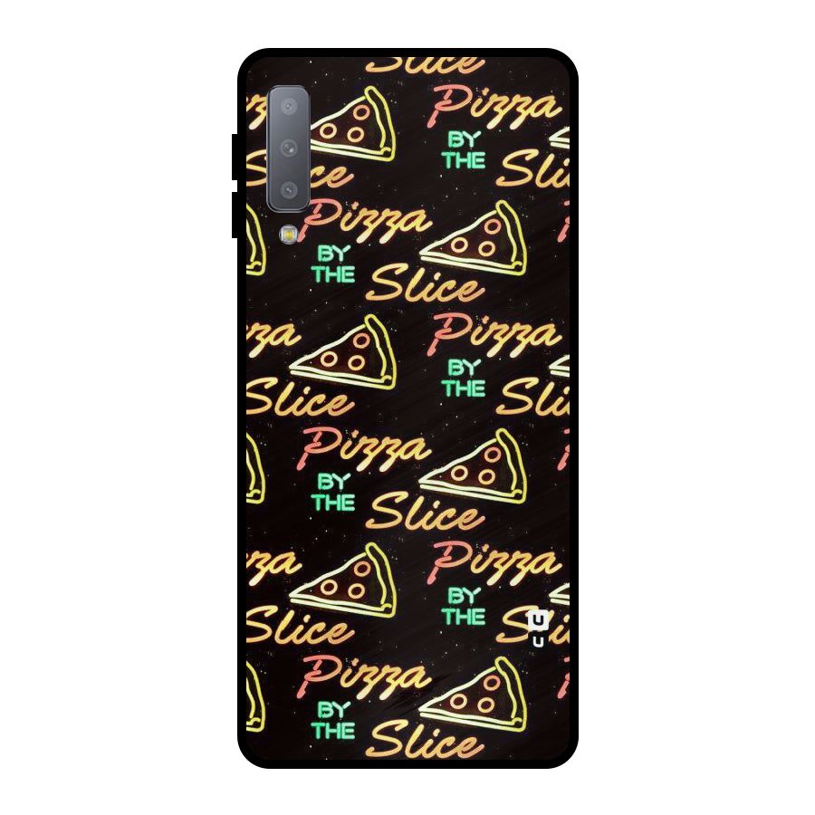 Pizza By Slice Metal Back Case for Galaxy A7 (2018)
