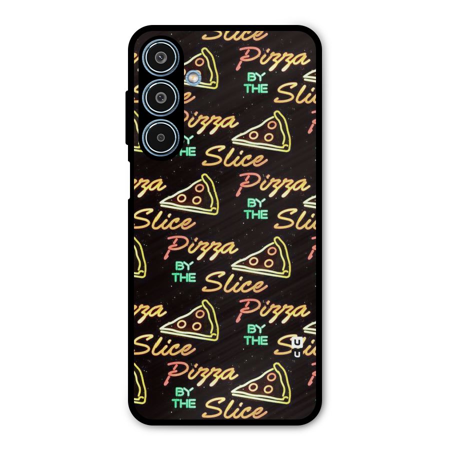 Pizza By Slice Metal Back Case for Galaxy M35