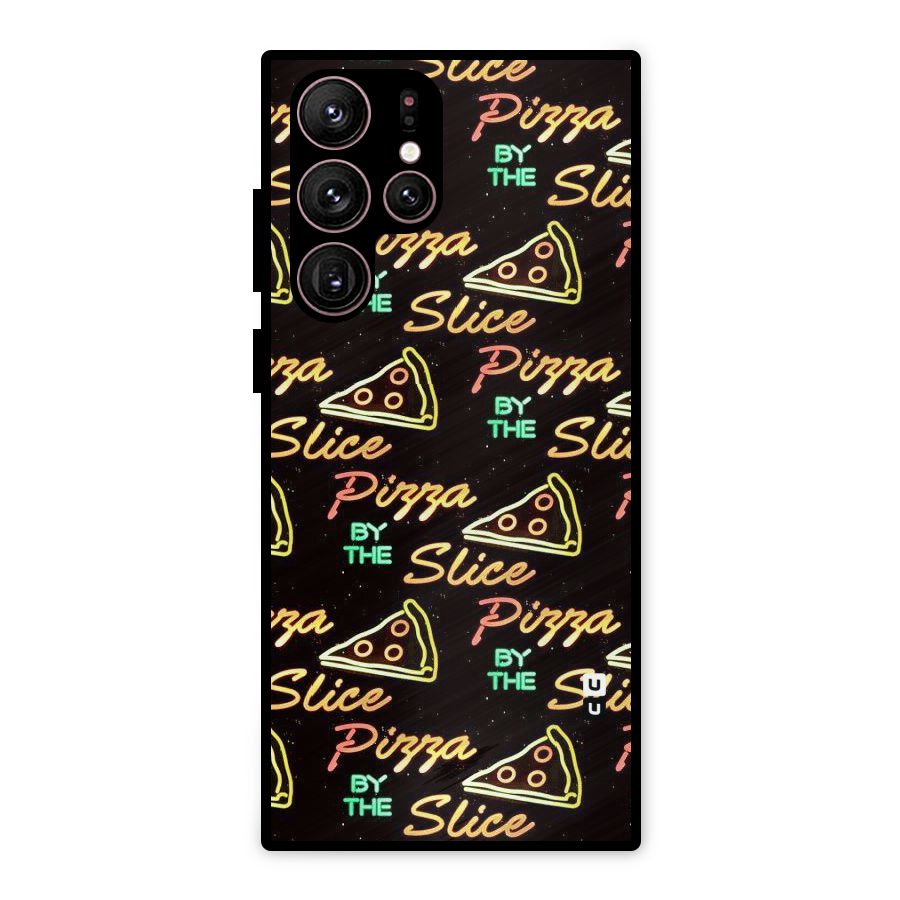 Pizza By Slice Metal Back Case for Galaxy S22 Ultra 5G