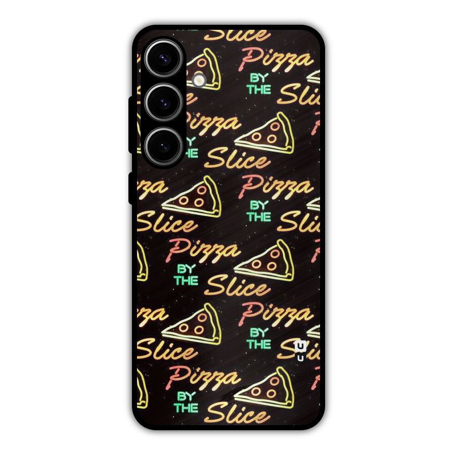 Pizza By Slice Metal Back Case for Galaxy S24 Plus