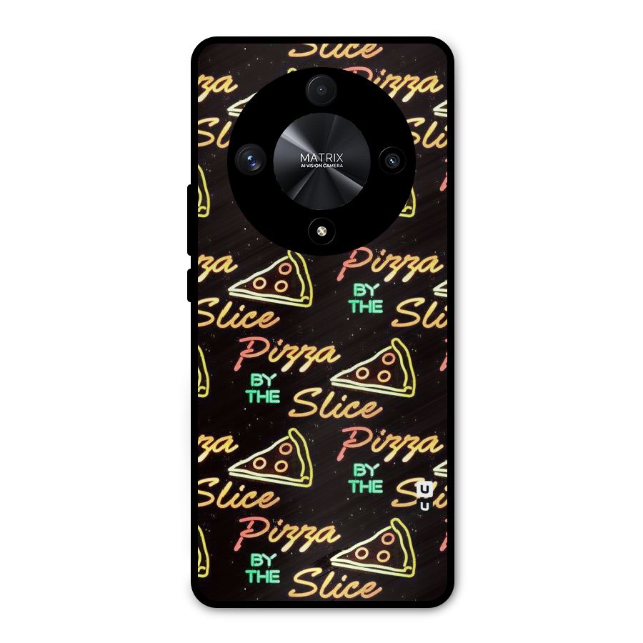 Pizza By Slice Metal Back Case for Honor X9b