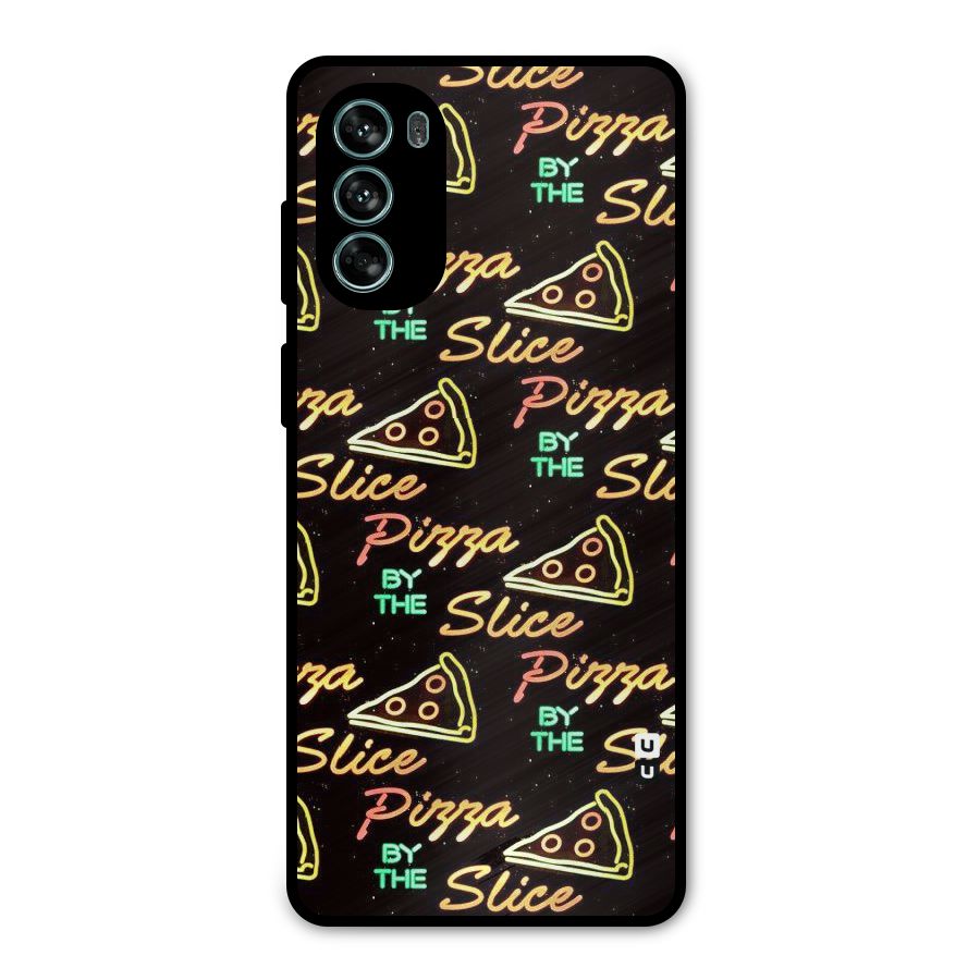 Pizza By Slice Metal Back Case for Moto G62