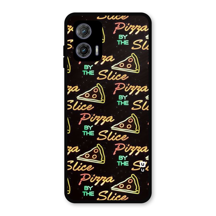 Pizza By Slice Metal Back Case for Moto G73