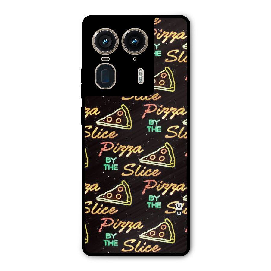 Pizza By Slice Metal Back Case for Motorola Edge 50 Ultra