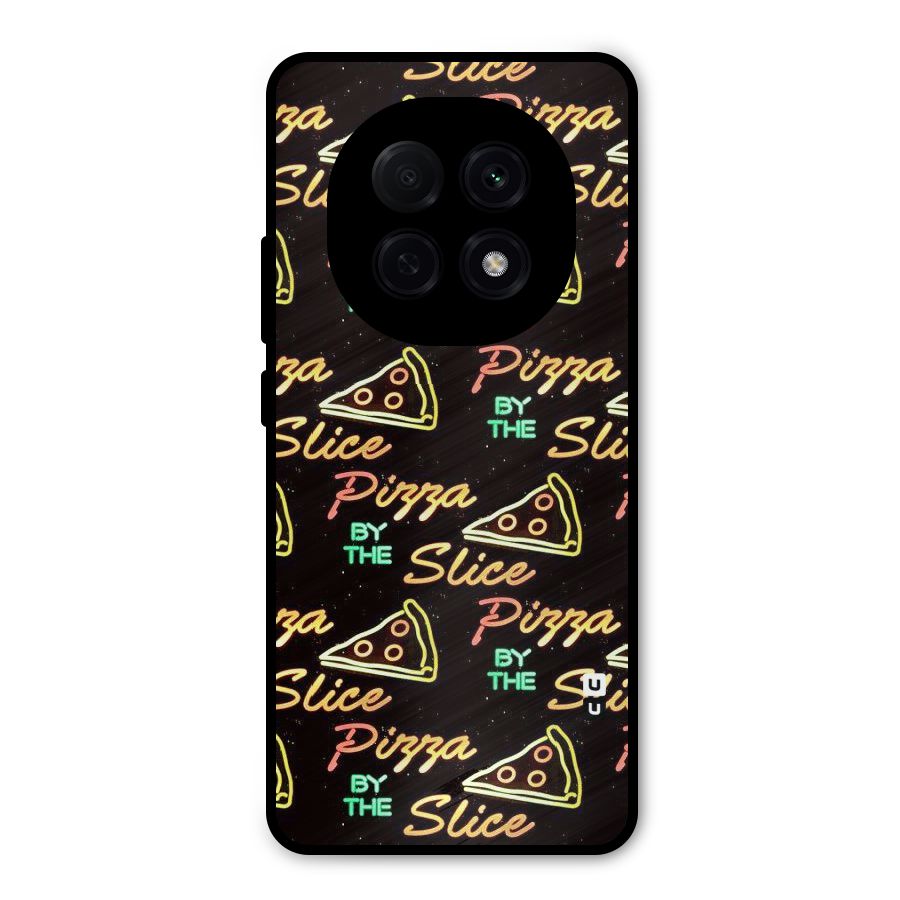 Pizza By Slice Metal Back Case for Oppo F29 Pro