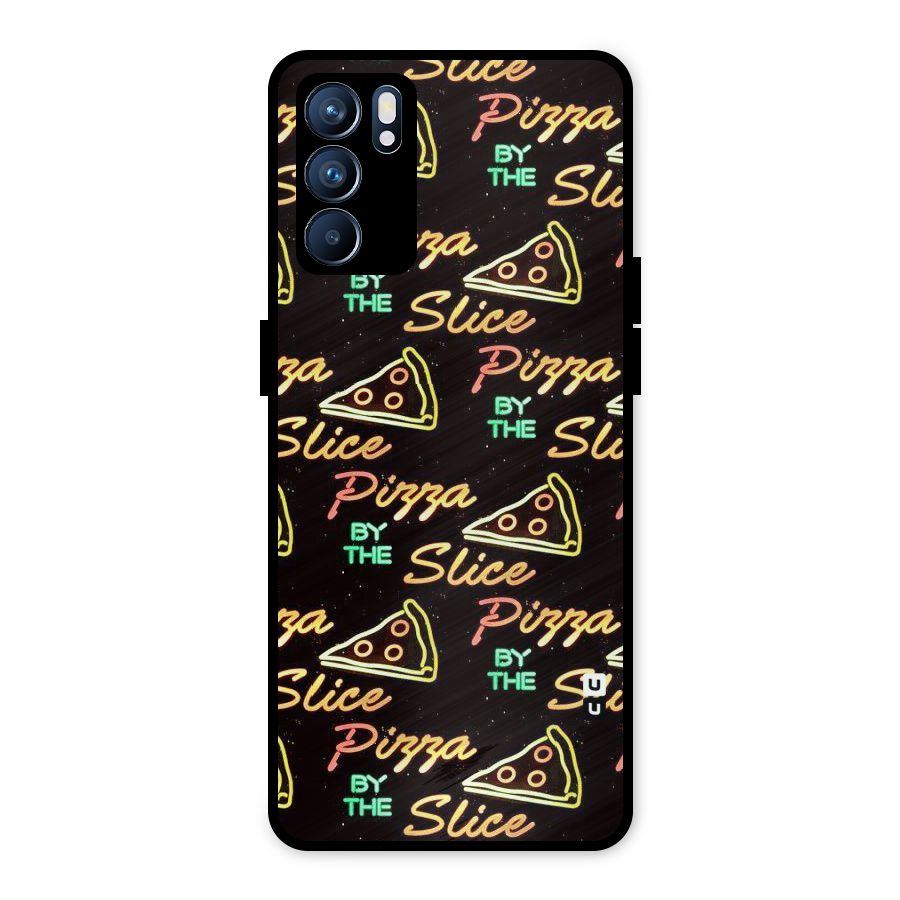 Pizza By Slice Metal Back Case for Oppo Reno6 5G