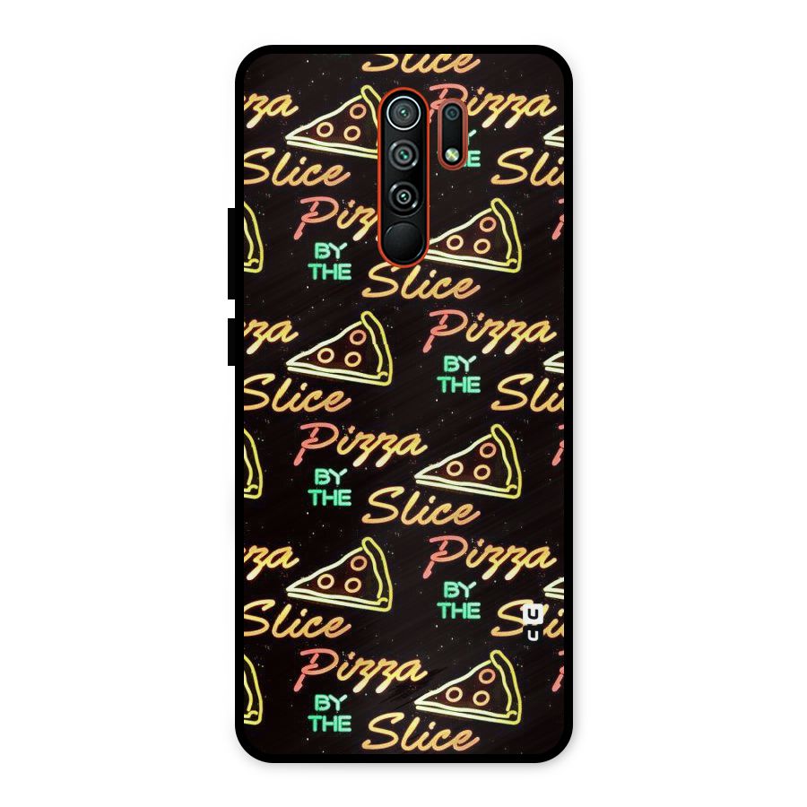 Pizza By Slice Metal Back Case for Redmi 9 Prime