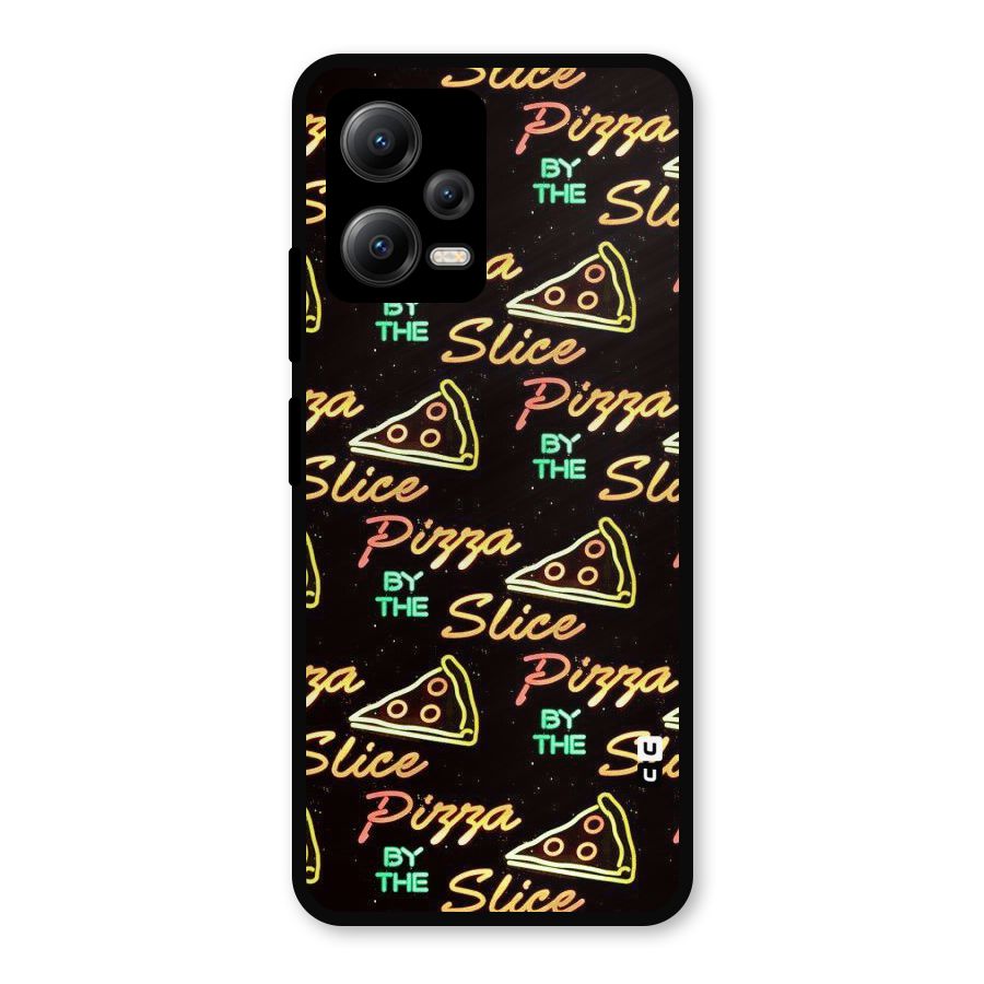 Pizza By Slice Metal Back Case for Redmi Note 12 5G