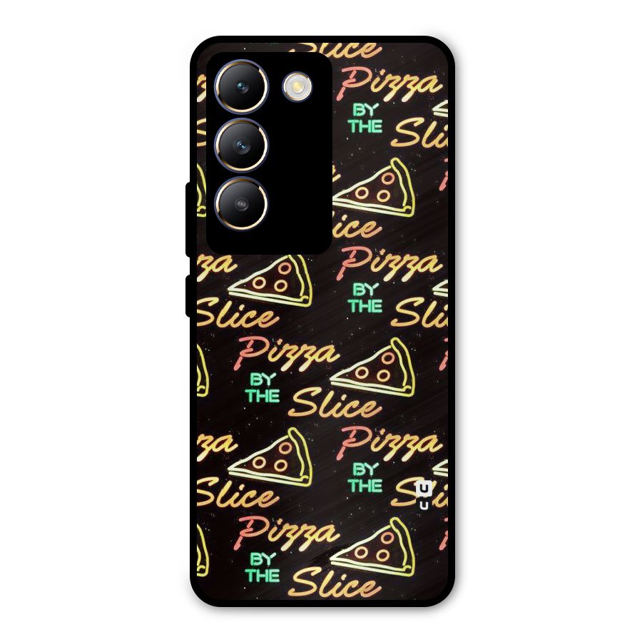 Pizza By Slice Metal Back Case for Vivo T3 5G