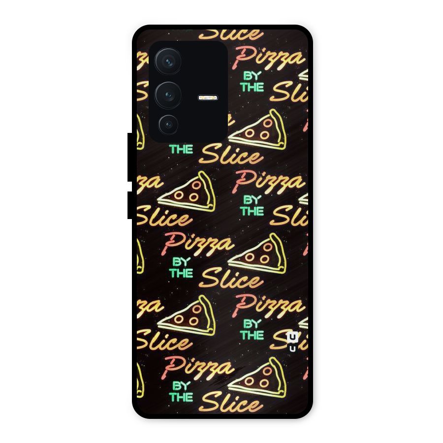 Pizza By Slice Metal Back Case for Vivo V23 5G
