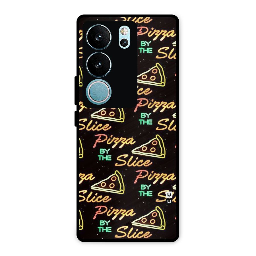 Pizza By Slice Metal Back Case for Vivo V29