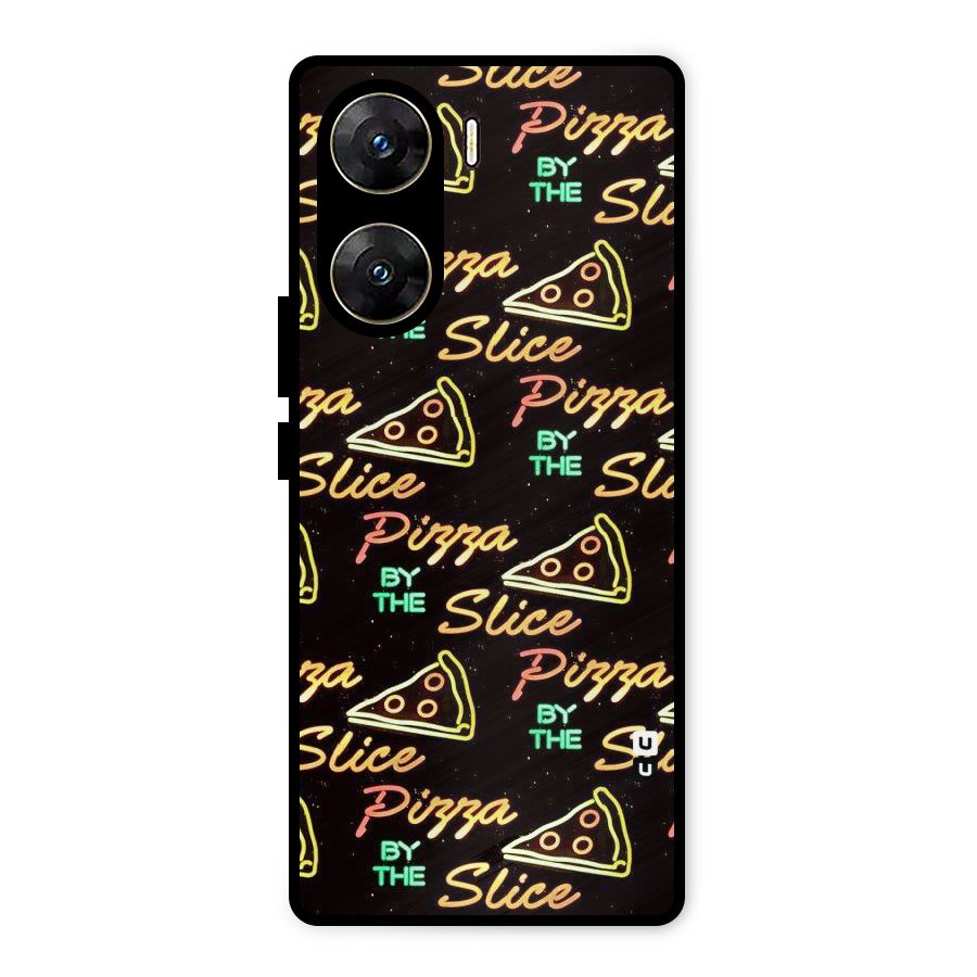 Pizza By Slice Metal Back Case for Vivo V29e