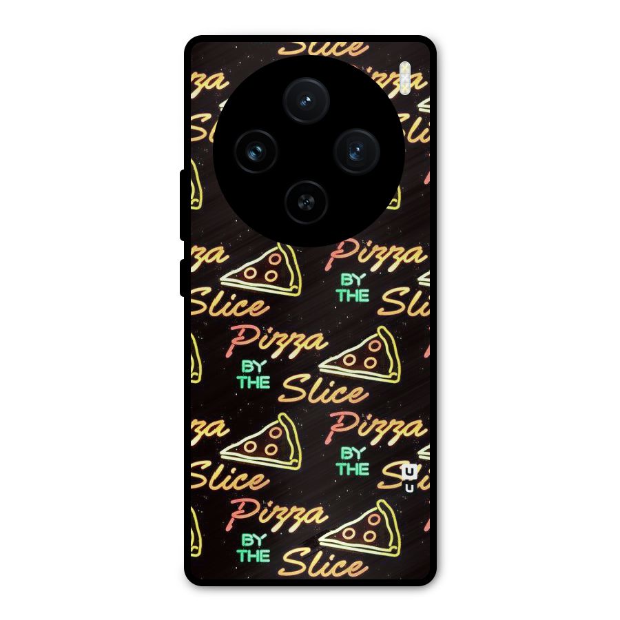 Pizza By Slice Metal Back Case for Vivo X100