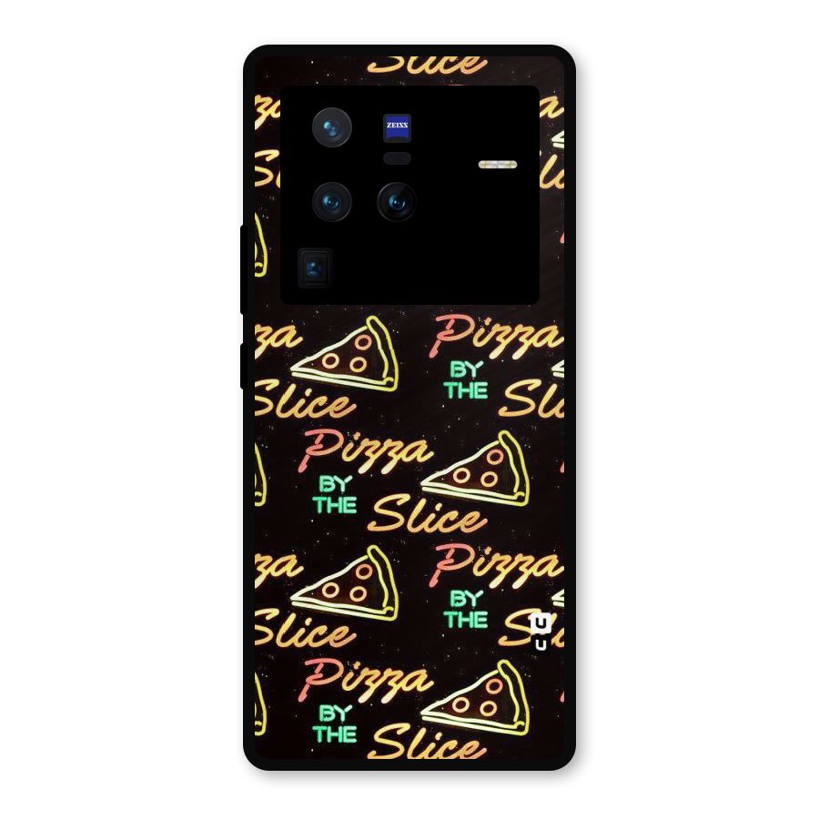 Pizza By Slice Metal Back Case for Vivo X80 Pro